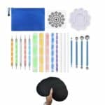 Mandala sada na tečkování /// ZDARMA 8X černá deska