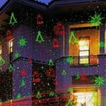 Laserový projektor s vánočními motivy