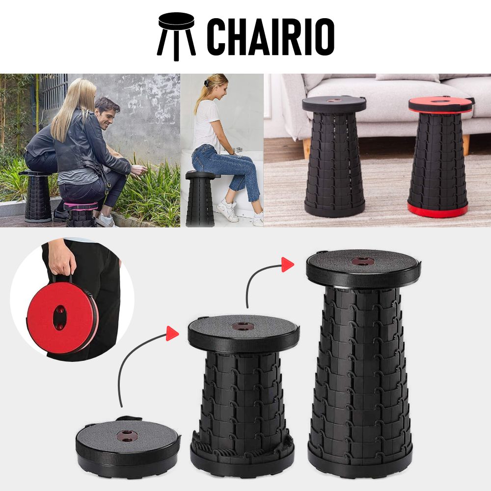 Skládací teleskopická stolička - CHAIRIO®