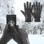 Zimní voděodolné rukavice na dotykovou obrazovku