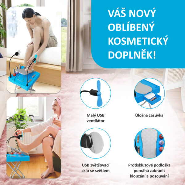NailEase ™ - Přenosná Stanice pro Péči o Nehty - Image 2