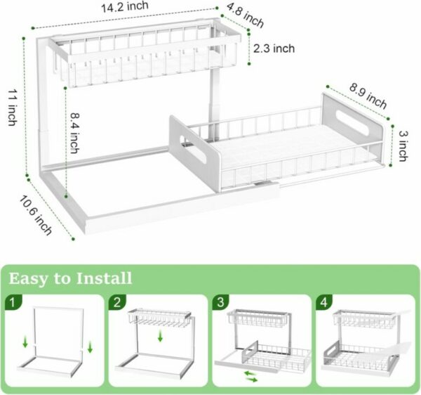OrganizeEase™ - Řešení pro Ukládání pod Dřez - Obrázek 6