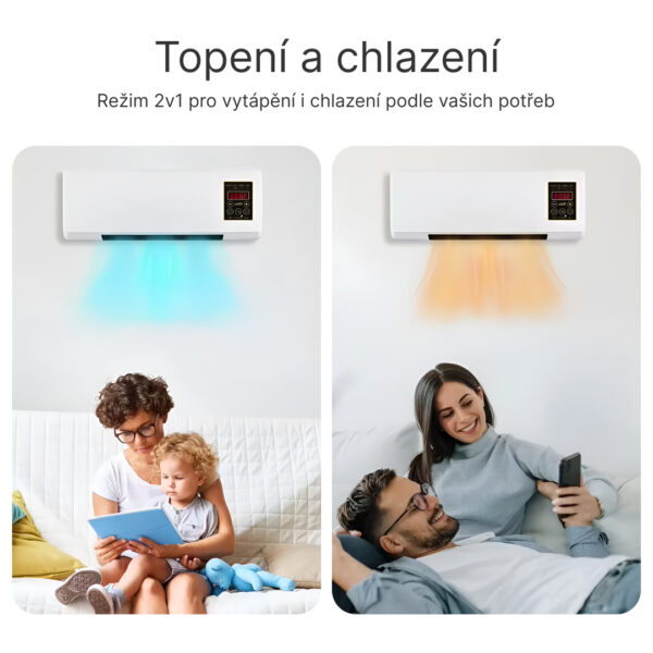 Enchantia – chladicí a topný ventilátor instalovatelný bez vrtání - Image 2