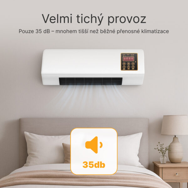 Enchantia – chladicí a topný ventilátor instalovatelný bez vrtání - Image 3