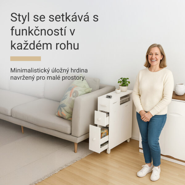CornerEase™ - Úzká rohová skříňka do koupelny - Image 2