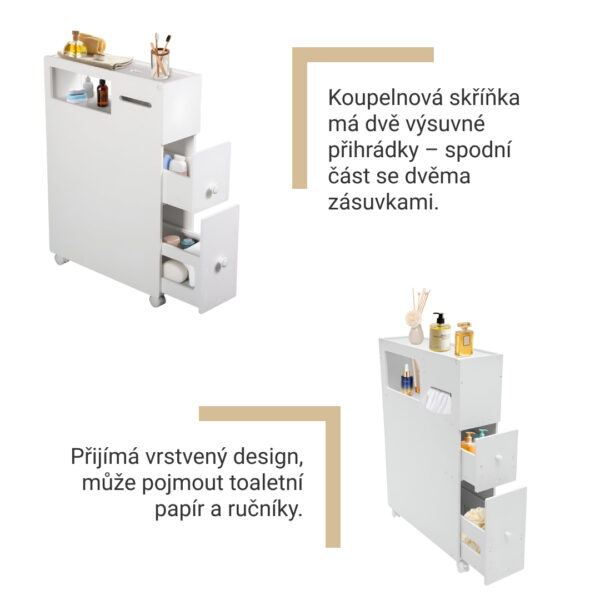 CornerEase™ - Úzká rohová skříňka do koupelny - Image 3