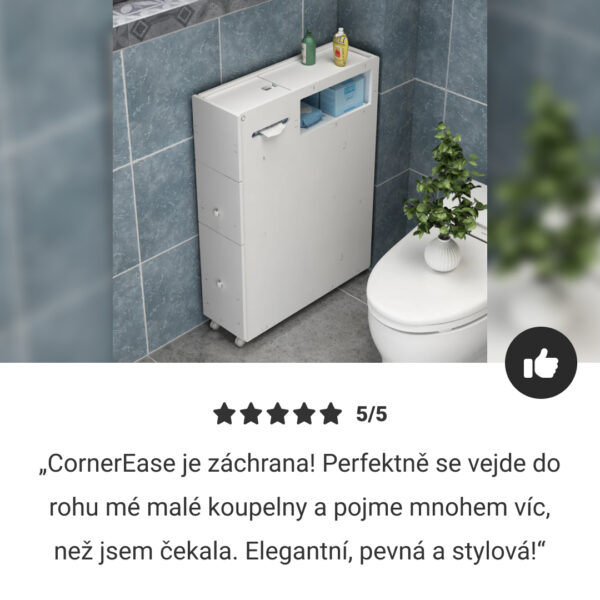 CornerEase™ - Úzká rohová skříňka do koupelny - Image 7