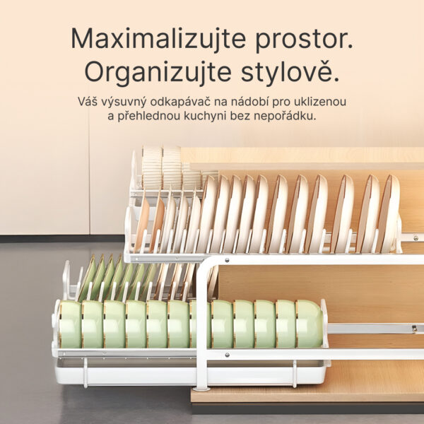 SlideDry™ – Výsuvný posuvný odkapávač na nádobí - Image 2