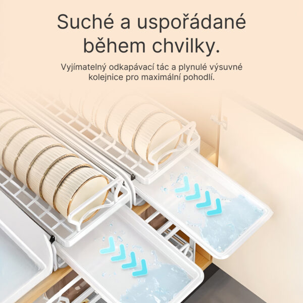 SlideDry™ – Výsuvný posuvný odkapávač na nádobí - Image 3