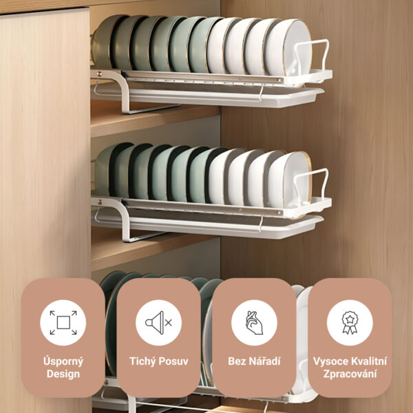 SlideDry™ – Výsuvný posuvný odkapávač na nádobí - Image 4