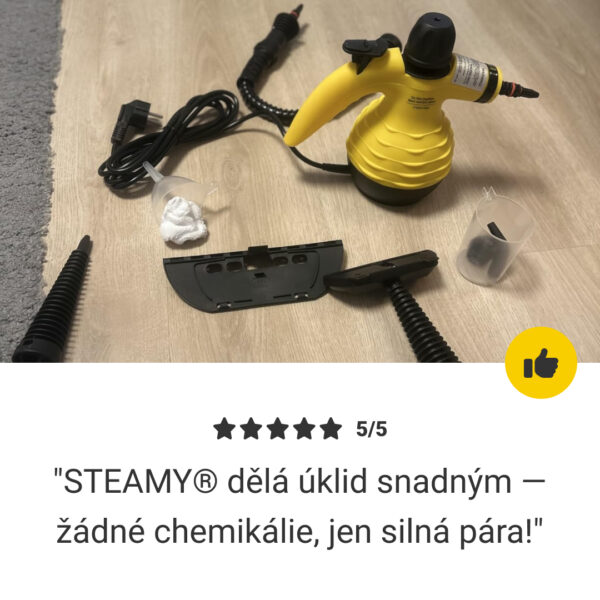 STEAMY® Tlakový parní čistič – Vše v jednom s 9 exkluzivními doplňky - Image 7