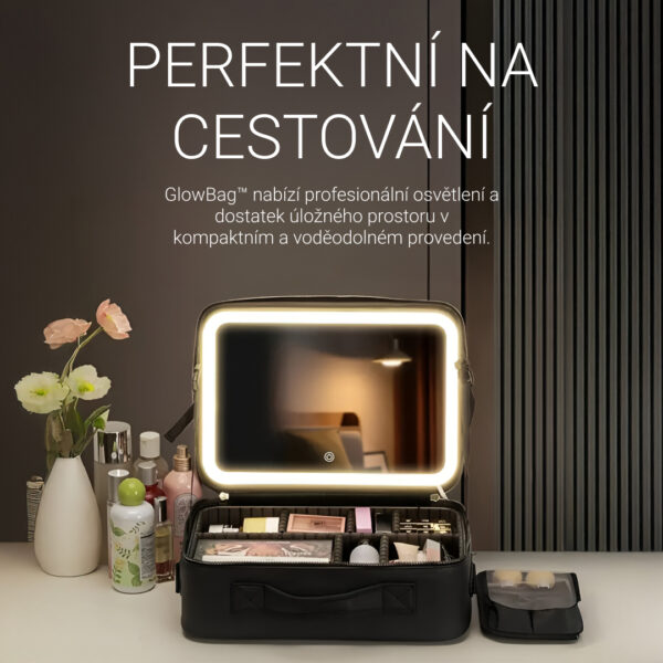 GlowBag™ - Přenosná kosmetická taštička se zrcátkem s osvětlením - Obrázek 2