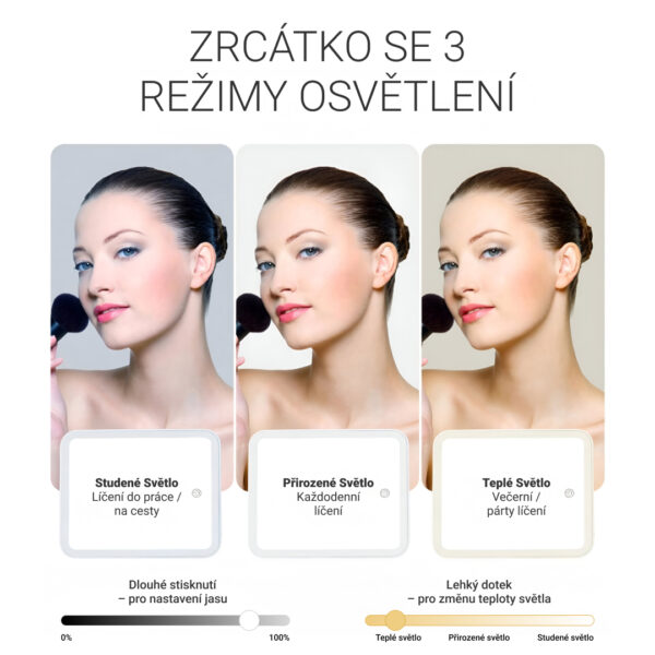 GlowBag™ - Přenosná kosmetická taštička se zrcátkem s osvětlením - Obrázek 3