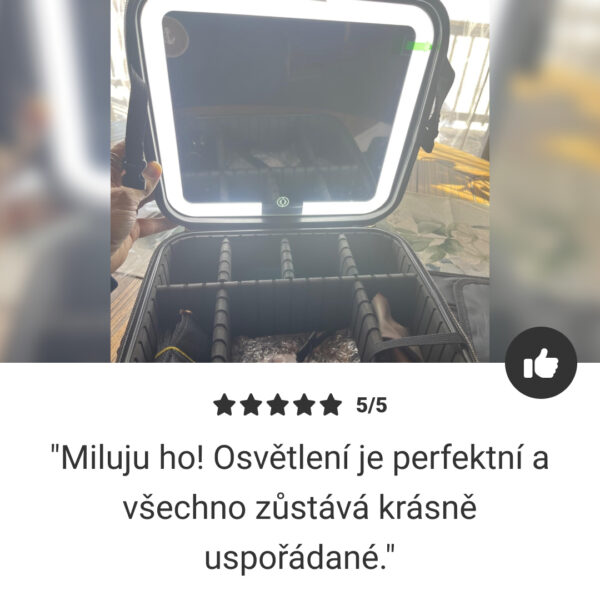 GlowBag™ - Přenosná kosmetická taštička se zrcátkem s osvětlením - Obrázek 7