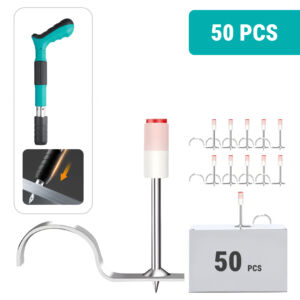 Hřebíky pro RIVETSLAMMER™ – 50 ks z legované oceli, ruční kulaté s trubkovými svorkami