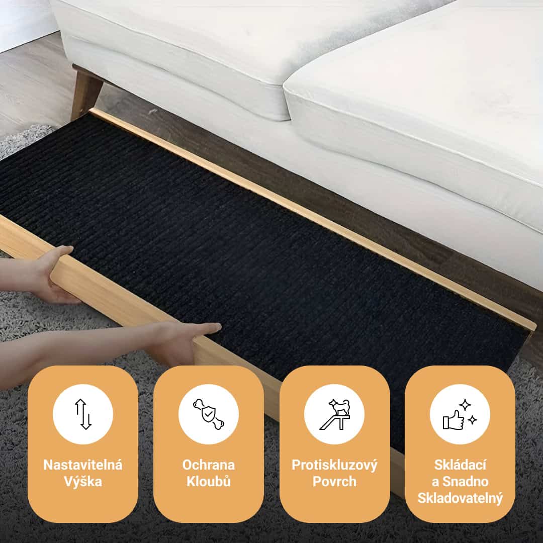 PetEase™ - Nastavitelná Rampa pro Zvířata - Obrázek 4