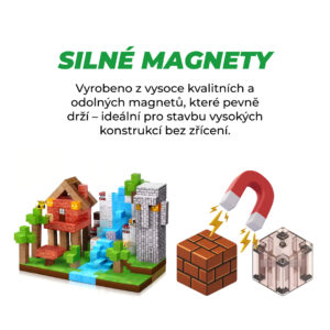 Alternative view of BuildEase™ - Magnetické Stavební Bloky